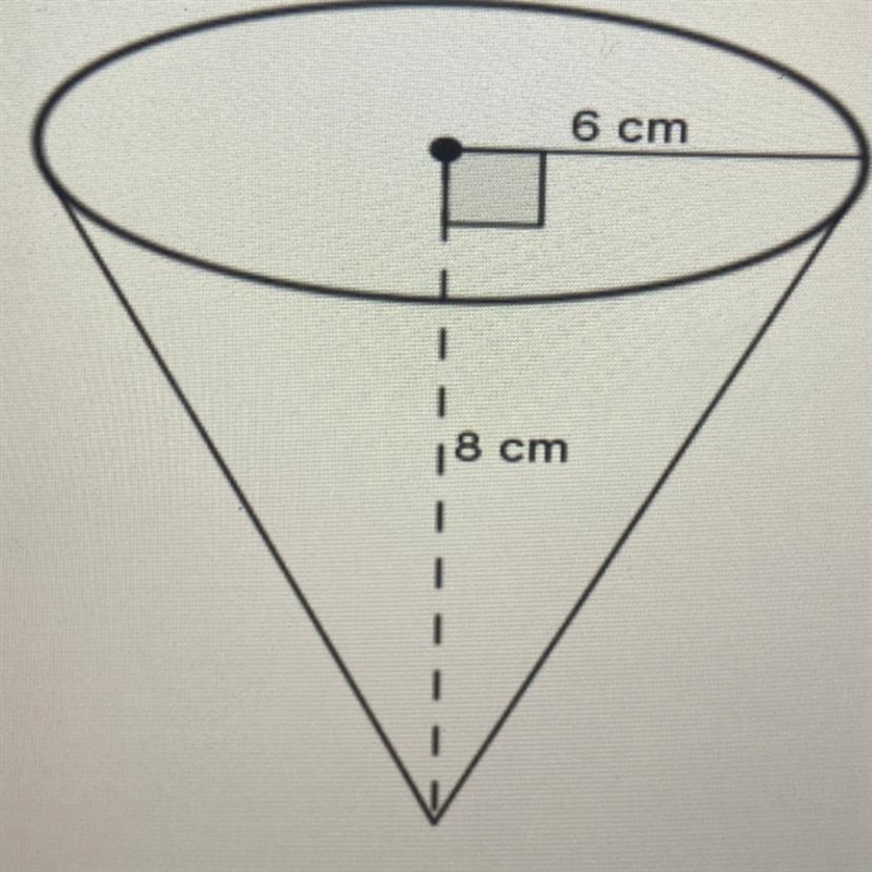 What is the volume of the cone?-example-1