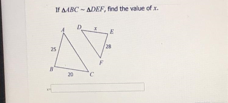 What is the value of x-example-1