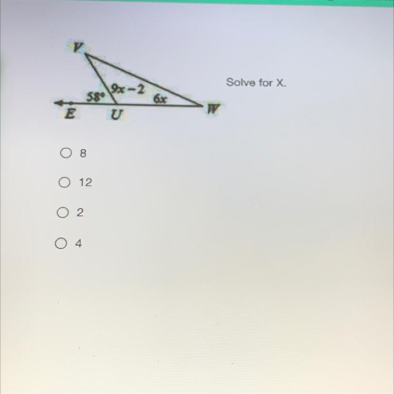 A. 8 B. 12 C. 2 D. 4 I don’t know this please help-example-1