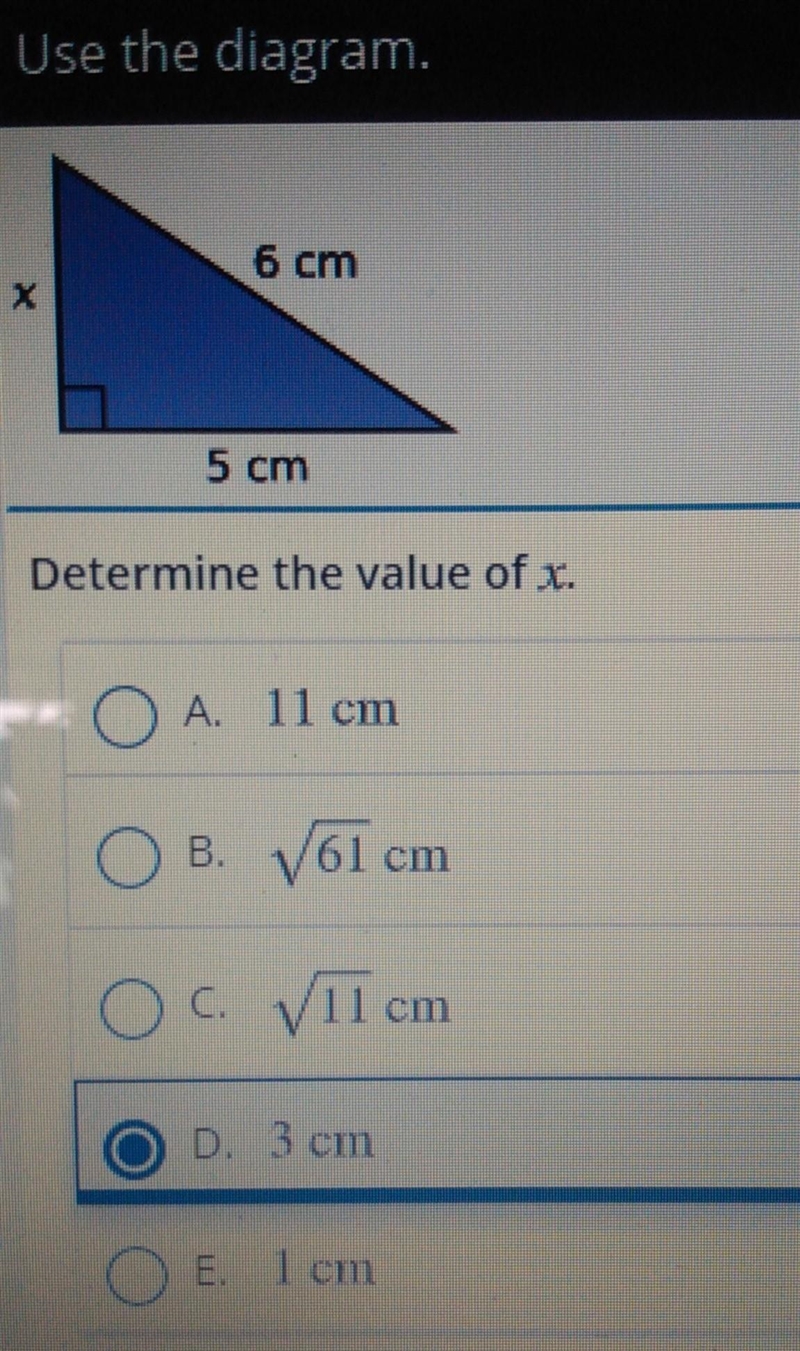 PLEASE HELP!! VERY EASY!! determine the value of x​-example-1