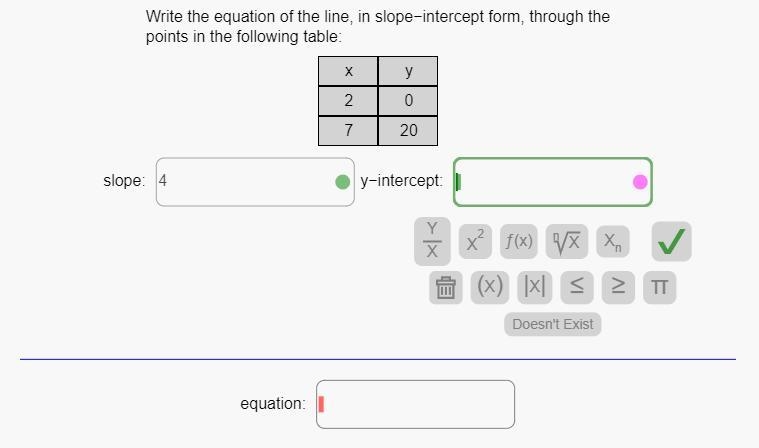 I just need y intercept and equation-example-1