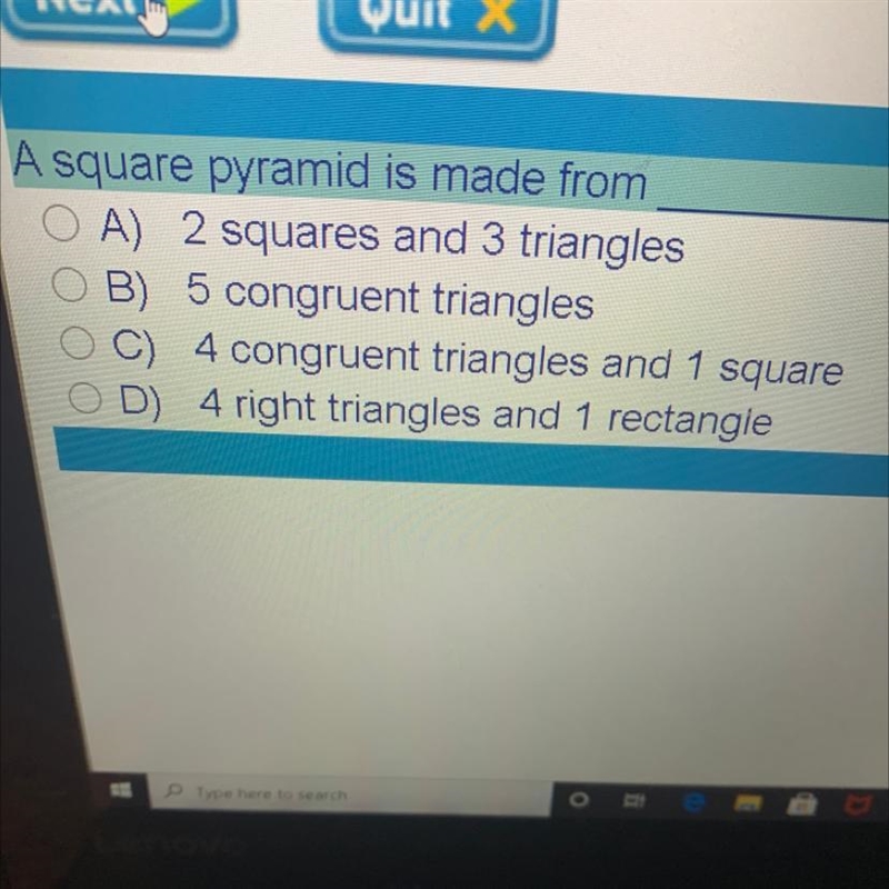 ￼ A square pyramid is made from￼-example-1