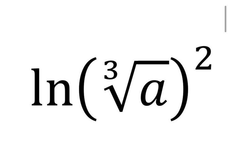 Expand logarithm equation￼￼ please-example-1