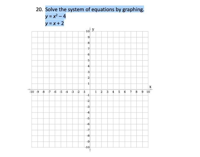 PLEASE SOLVE I DESPERATELY NEED HELP!!! Solve the system of equations by graphing-example-1