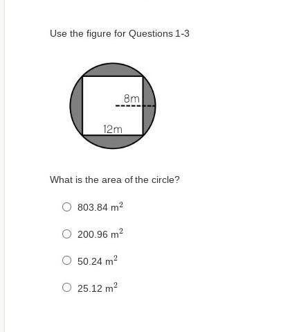 Easy! what is the area of the circle​-example-1