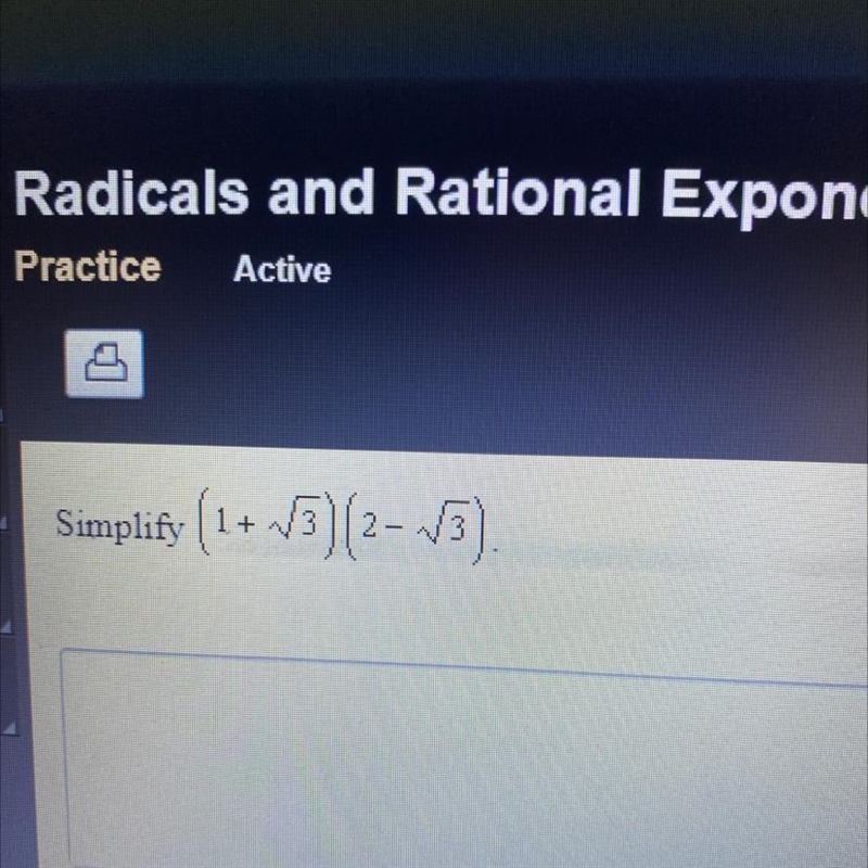 Simplify (1+ 3) (2-3)-example-1