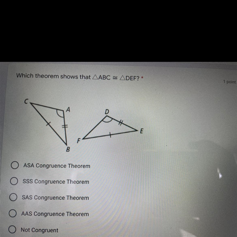 Which theorem shows that ABC = DEF?*-example-1