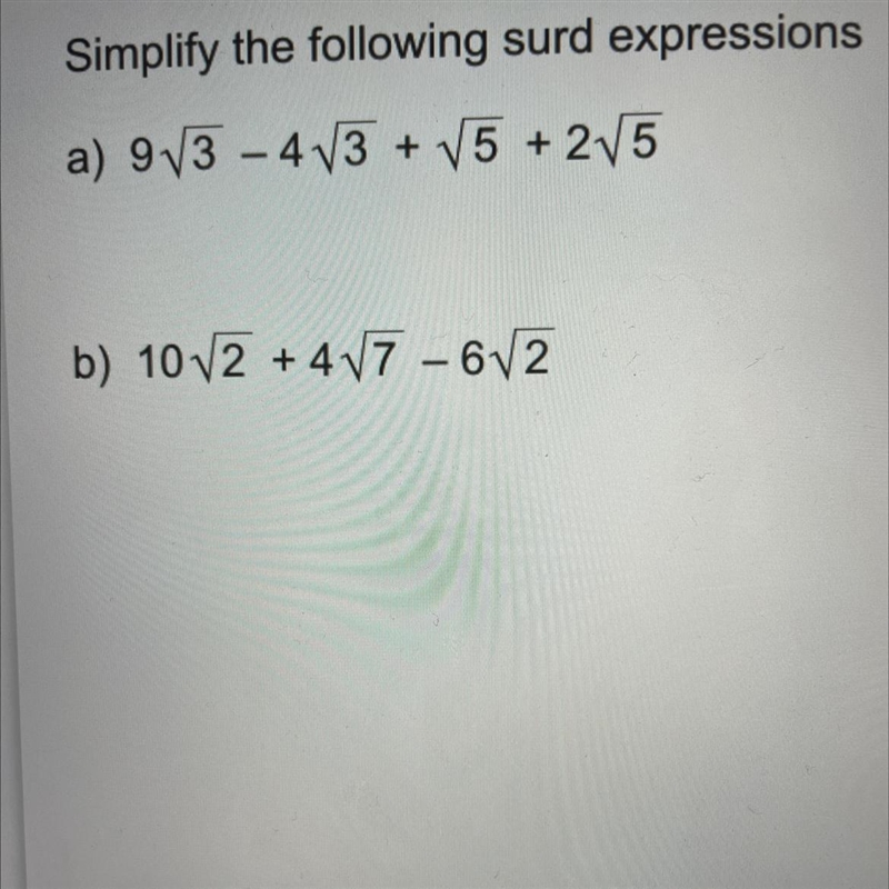 Could I have some help with the two in the photo please? Thanks.-example-1