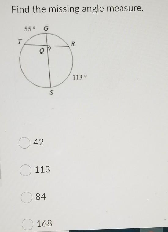 Find the missing measure ​-example-1