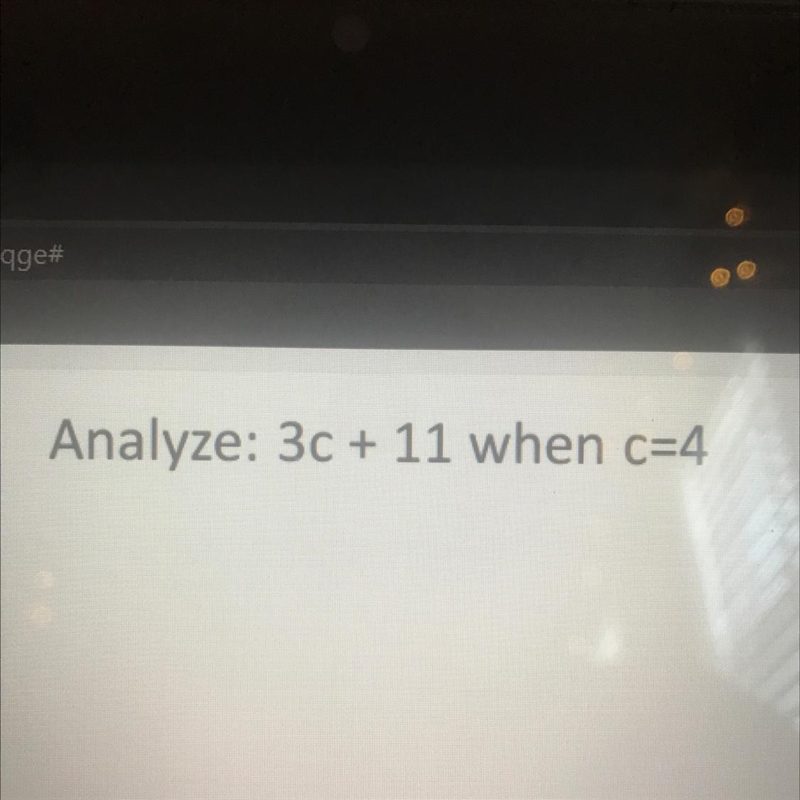 Analyze: 30 + 11 when c=4-example-1