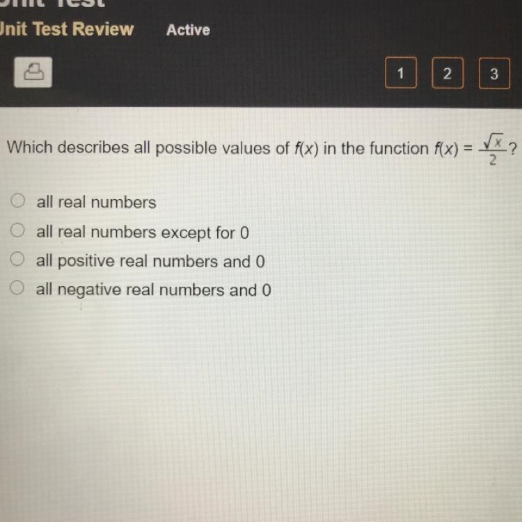 100 POINTS! please help me out which describes all possible values of f(x) in the-example-1