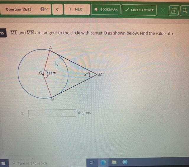 Geometry question on finding x.-example-1