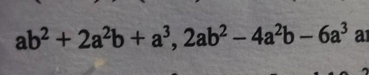 Find the HCF eg. first expression = 4a -8 =4(a-2) ​-example-1