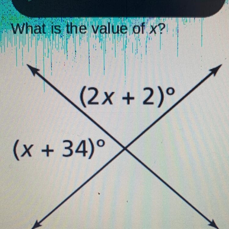 A. X = 18 B. X = 48 C. X = 82 D. X = 98-example-1