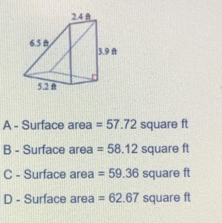 What is the total surface area? Can someone please help me with this!-example-1