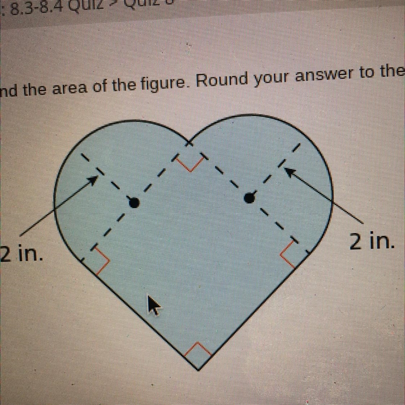 Find the area of the figure. Round to the nearest hundredth.-example-1