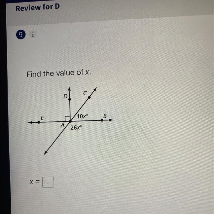 Find the value of x.-example-1