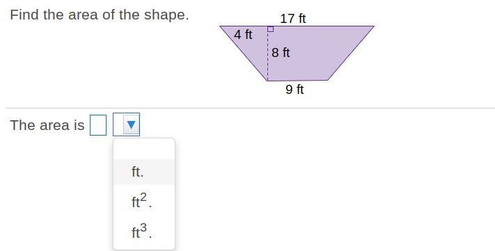 Find the area of the shape.-example-1