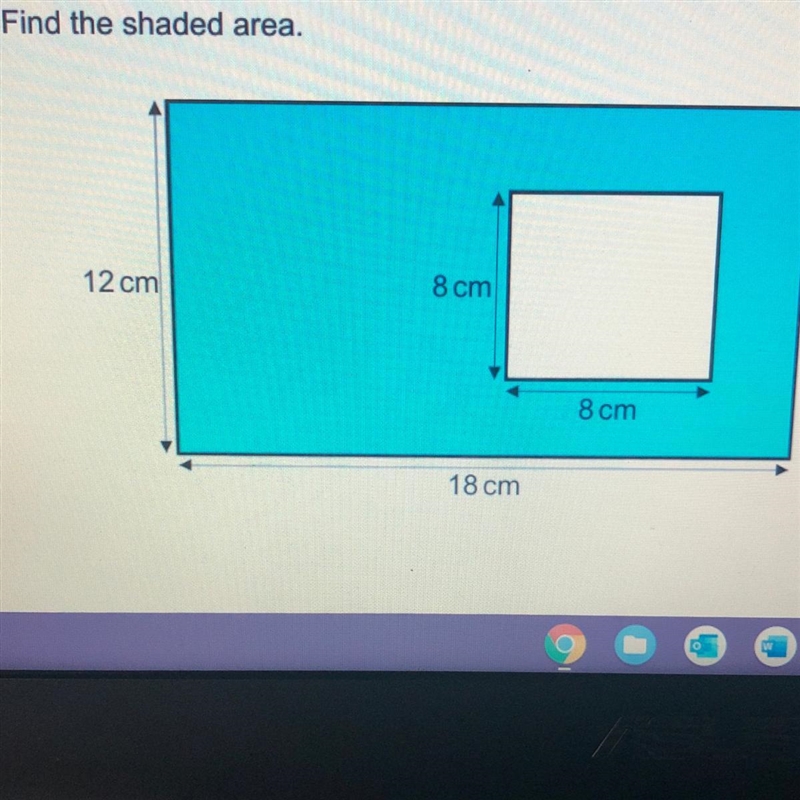 Find the shaded area .-example-1