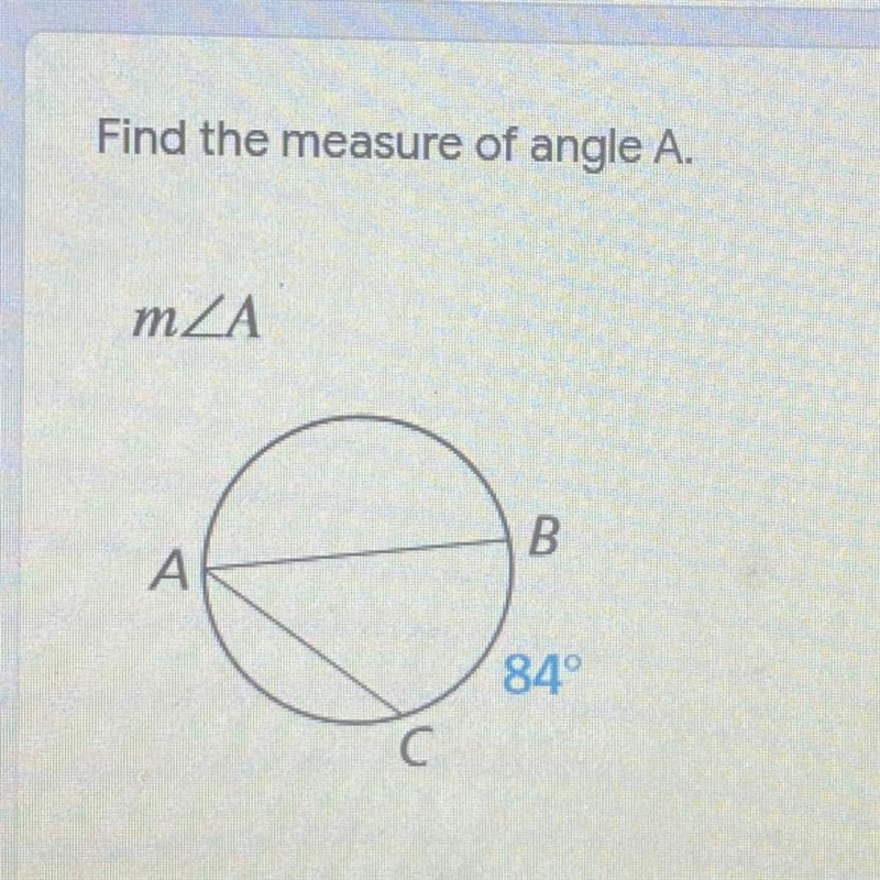 Inscribed angles exit card-example-1