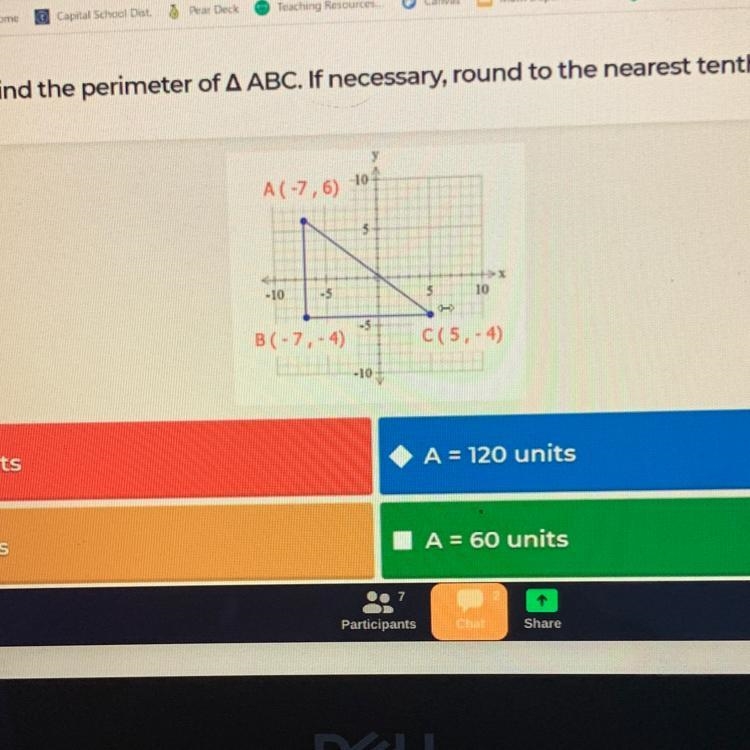 Find the perimeter of A ABC. If necessary, round to the nearest tenth.-example-1