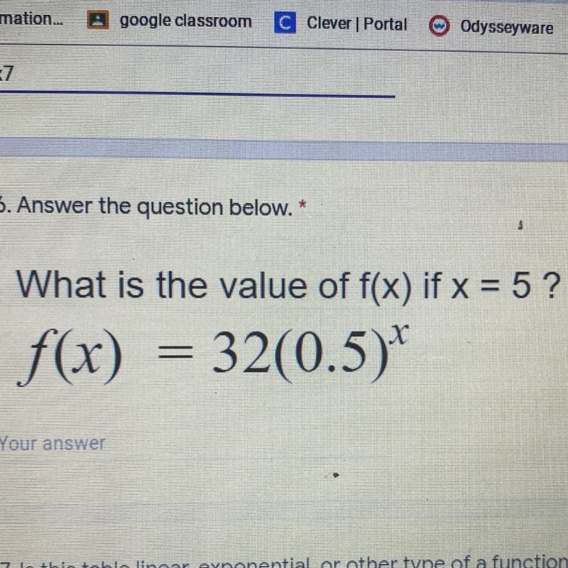 What is the value of f(x) if x=5 ?-example-1