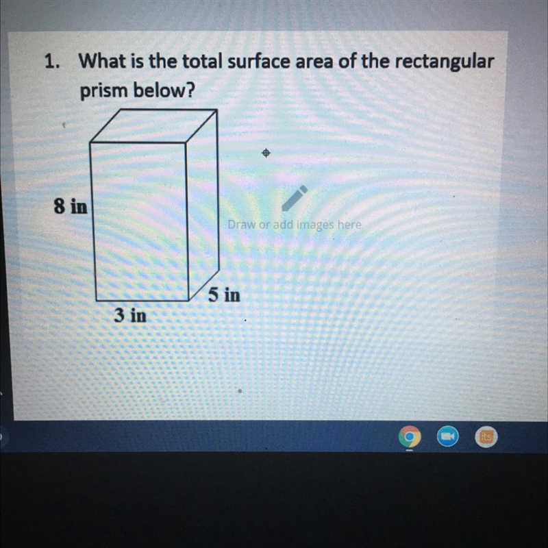 What is the total surface area of the rectangular prism below?-example-1