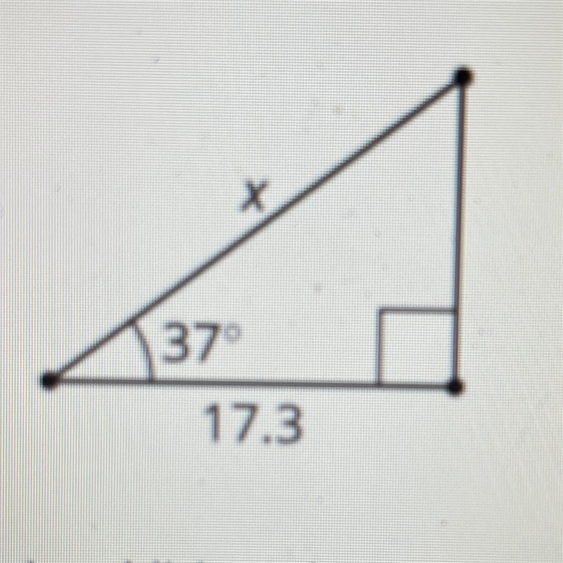 Find the value of x. round to the nearest tenth-example-1