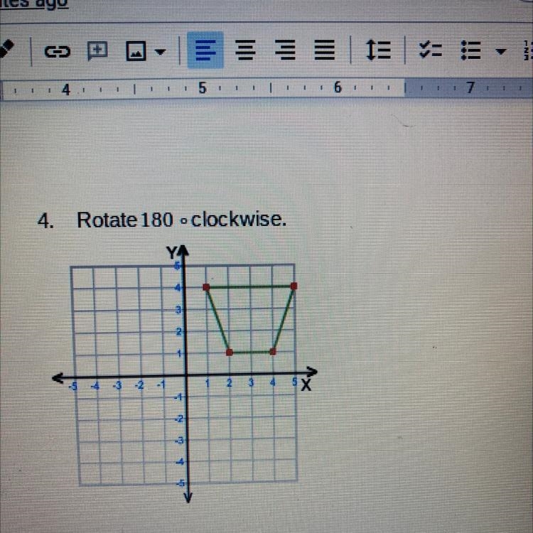 Rotate 180 - clockwise.-example-1