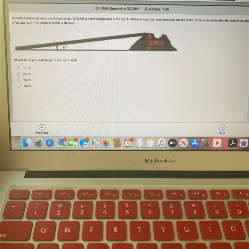 Robert's engineering team is working on a plan for building a new straight road to-example-1