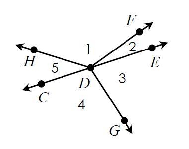 I need serious help 1. Name the sides of ∠4 2. Name the vertex of ∠2 3. Give another-example-2