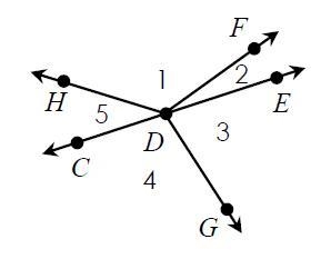 I need serious help 1. Name the sides of ∠4 2. Name the vertex of ∠2 3. Give another-example-3