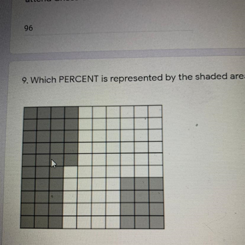 Which PERCENT is represented by the shaded area? (This is urgent!!)-example-1