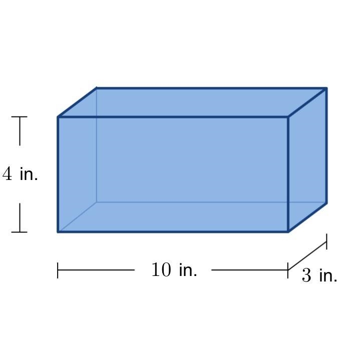 How many square inches of paper would you need to cover this entire prism-example-1