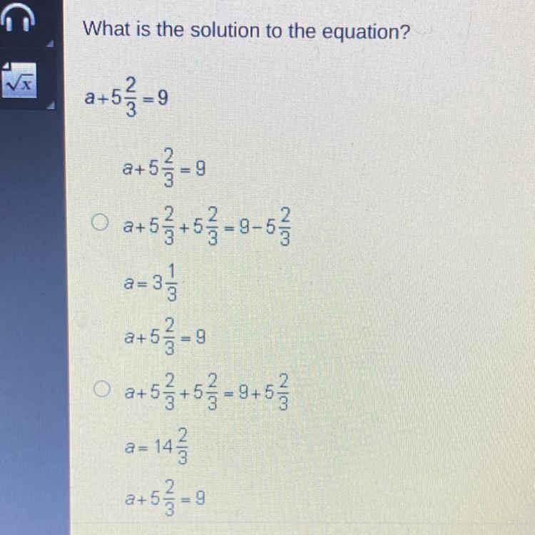 HELPPP PLSS What is the solution to the equation-example-1