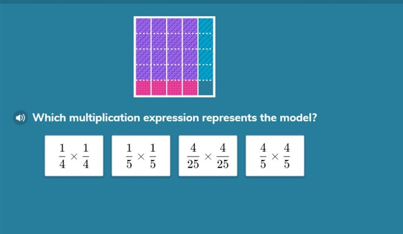 Which multiplication expression represents the model-example-1