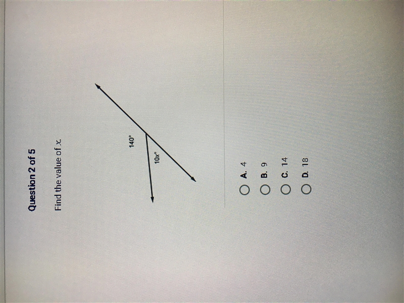 Find the value of x PIC IS BELOW-example-1