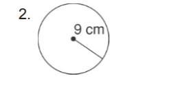 Find the circumference of the given circle-example-1