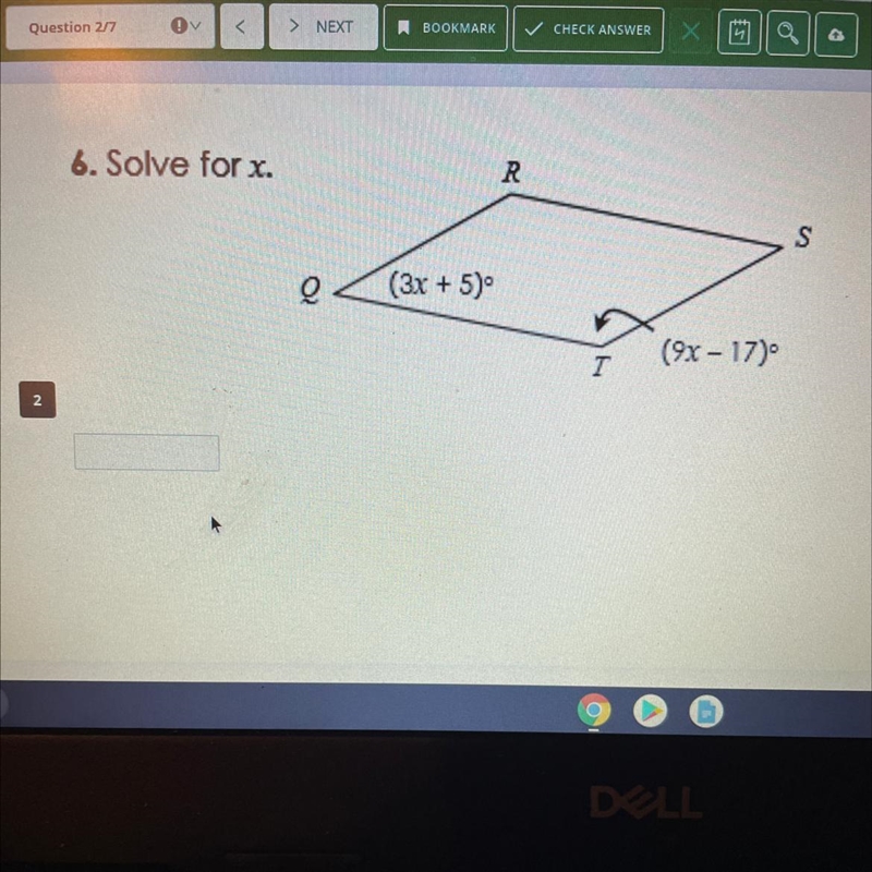 Solve for x. please help.-example-1