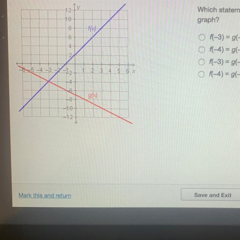 1hr left on this test so confused Which statement is true regarding the functions-example-1