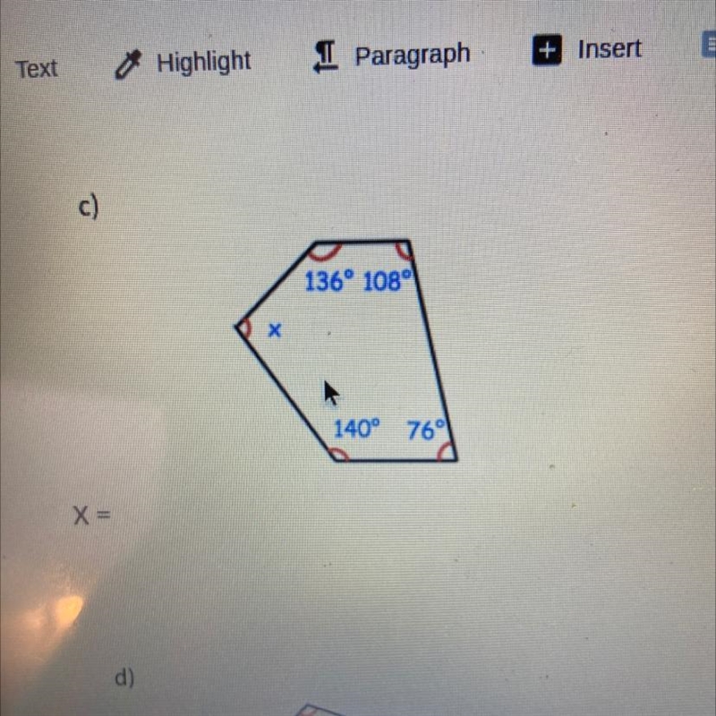 How do I find x in this problem?-example-1