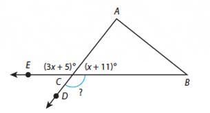 In triangle ABC, the measure of-example-1