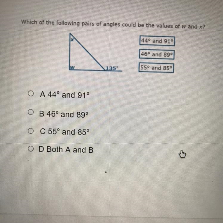 What's the value of w and x-example-1