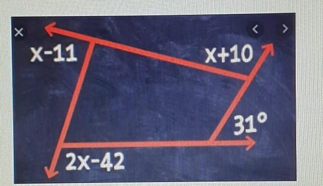 Determine the value of X in the picture ​-example-1