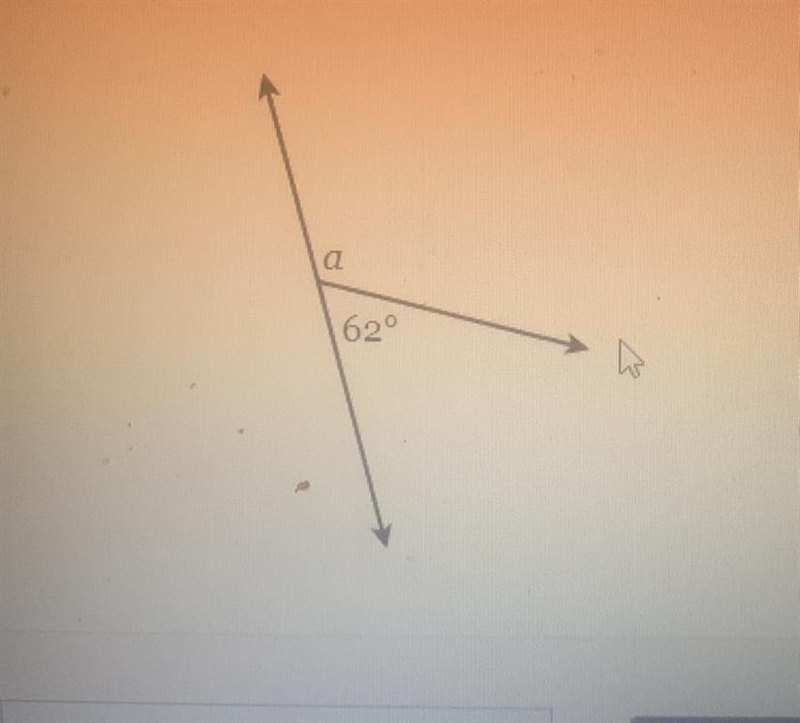 Find the measure of the missing angle-example-1