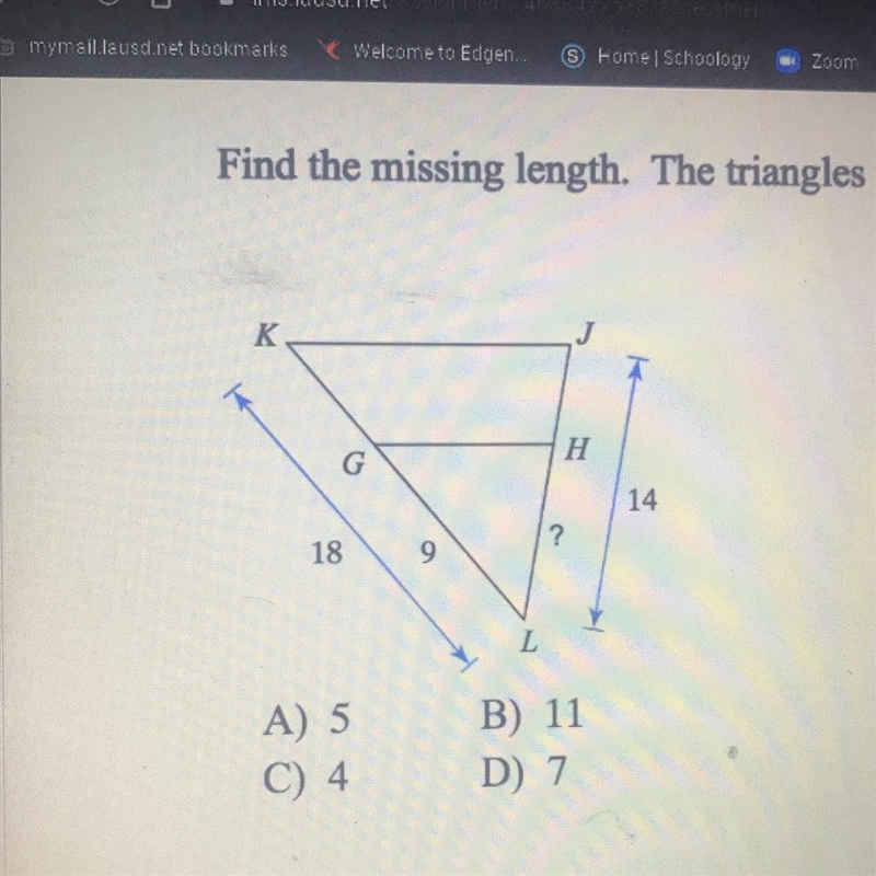 Find the missing length-example-1