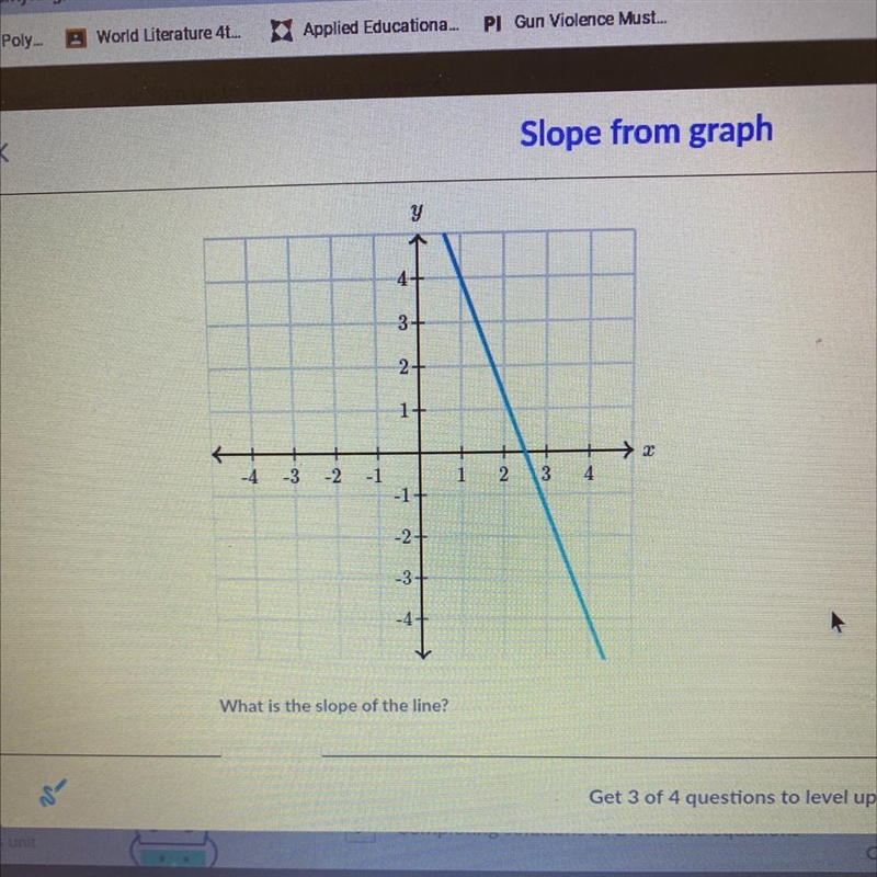 What is the slope line ?-example-1