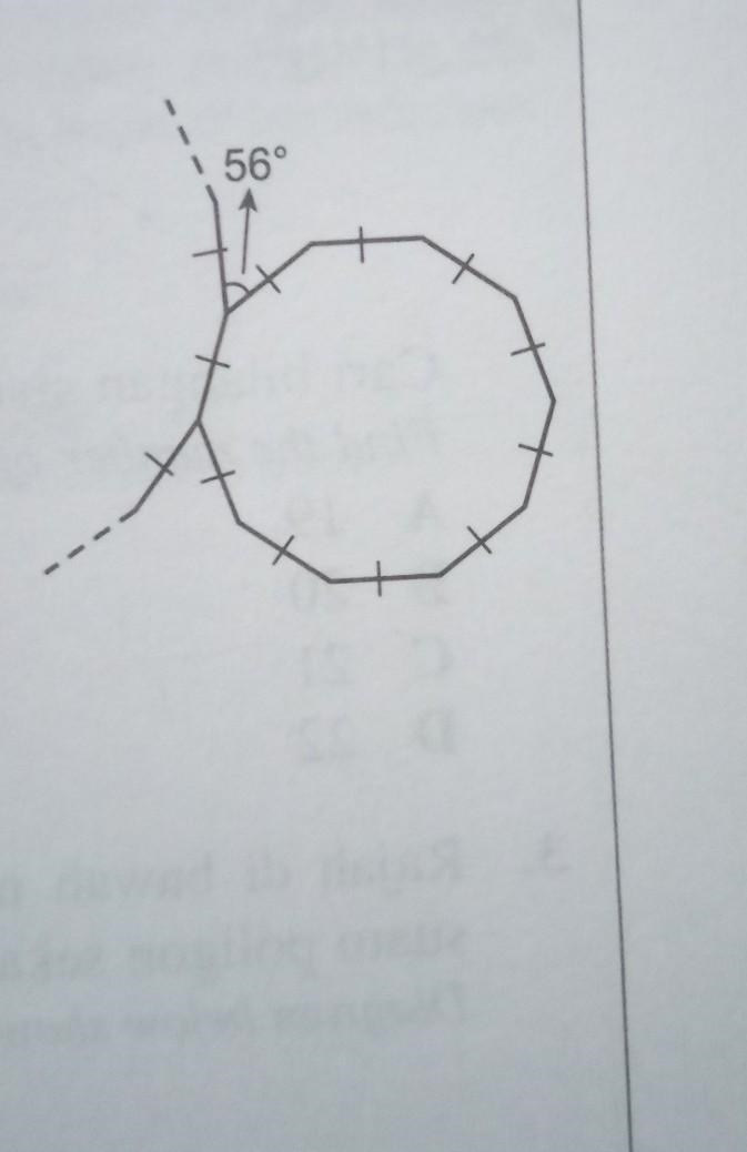 PLEASE HELP ME!!! The diagram above shows a regular decagon and an incomplete regular-example-1