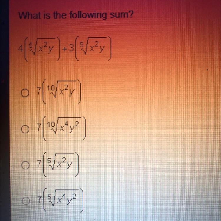 What is the following sum?-example-1