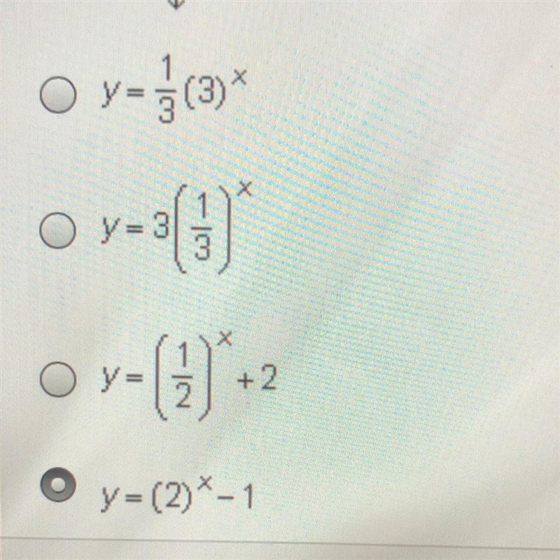 Which function is graphed below????-example-1